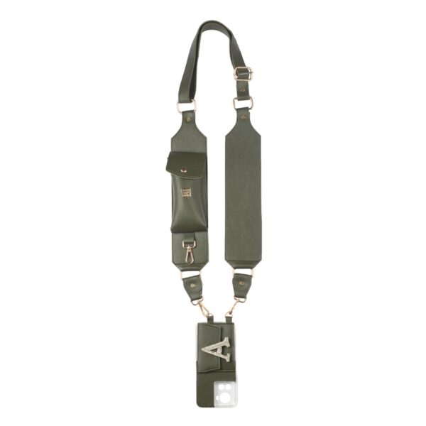 Personalized Forest Green SlingShot Utility Belt with Phone Case