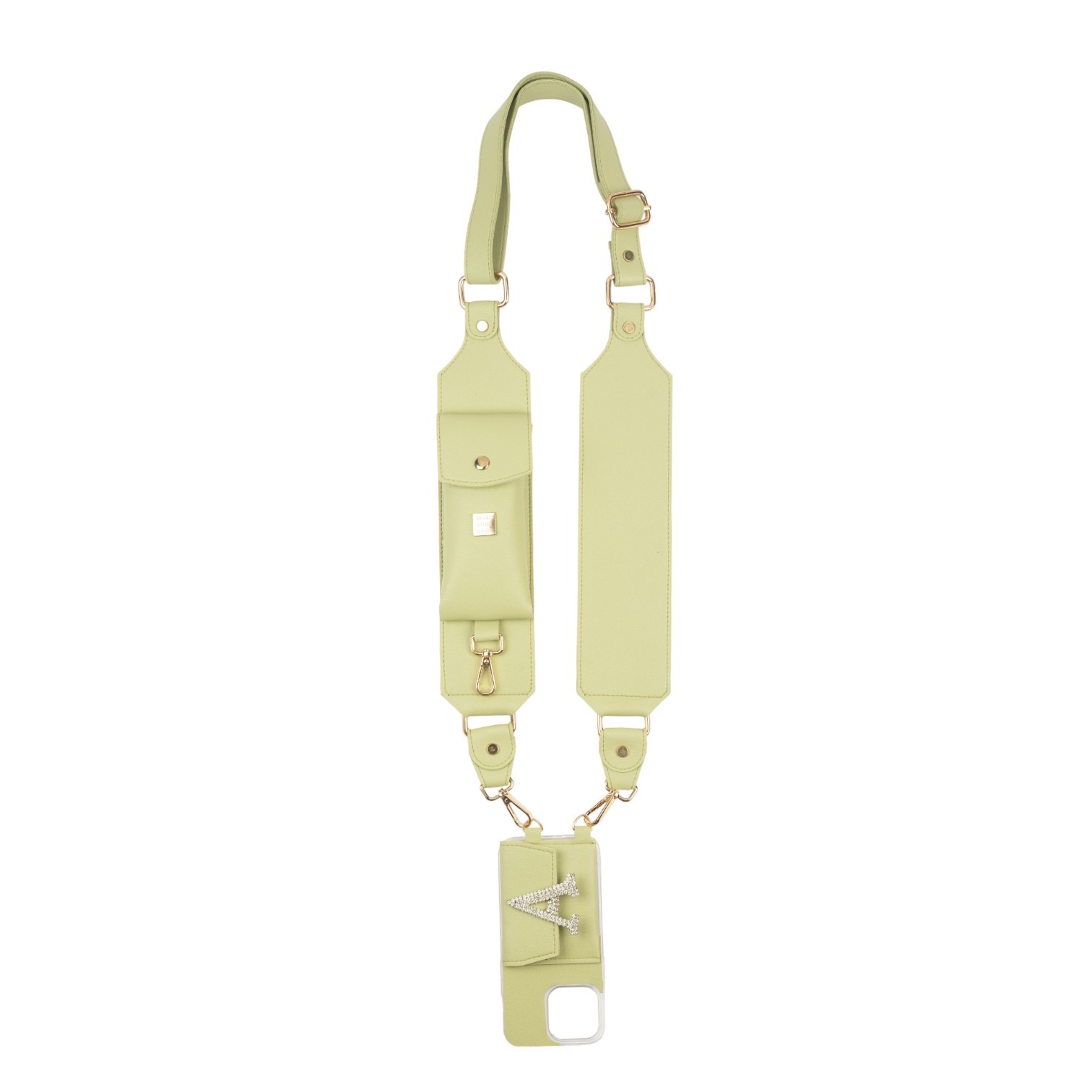 Personalized Pastel Green SlingShot Utility Belt with Phone Case