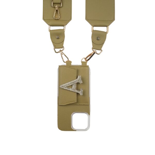 Personalized Muted Olive SlingShot Utility Belt with Phone Case