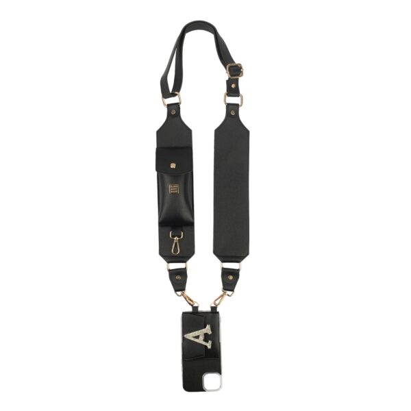 Personalized Jet Black SlingShot Utility Belt with Phone Case