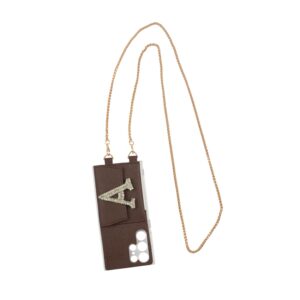 Personalized MOLTEN CHOCOLATE SLINGSHOT GOLDEN SLING CHAIN WITH PHONE CASE