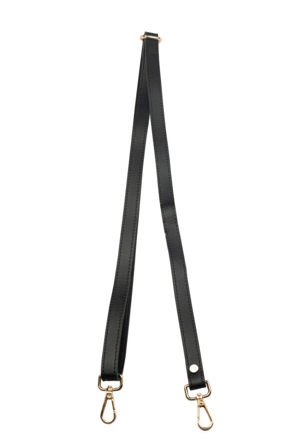 Personalized Jet Black SlingShot Slim Belt with Phone Case
