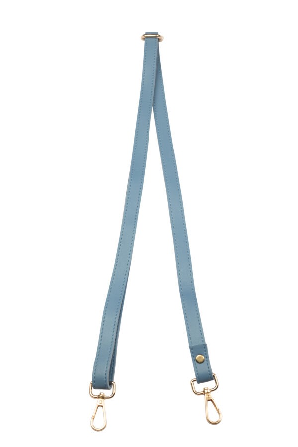 Personalized Pastel Blue SlingShot Slim Belt with Phone Case