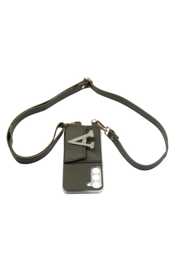 Personalized Ash Grey SlingShot Slim Belt with Phone Case