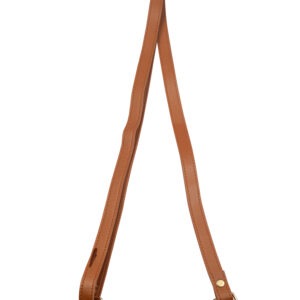 Personalized TAN BROWN SLINGSHOT SLIM BELT WITH PHONE CASE