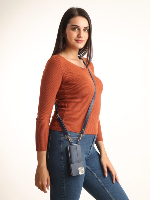 DEEP INDIGO slim belt
