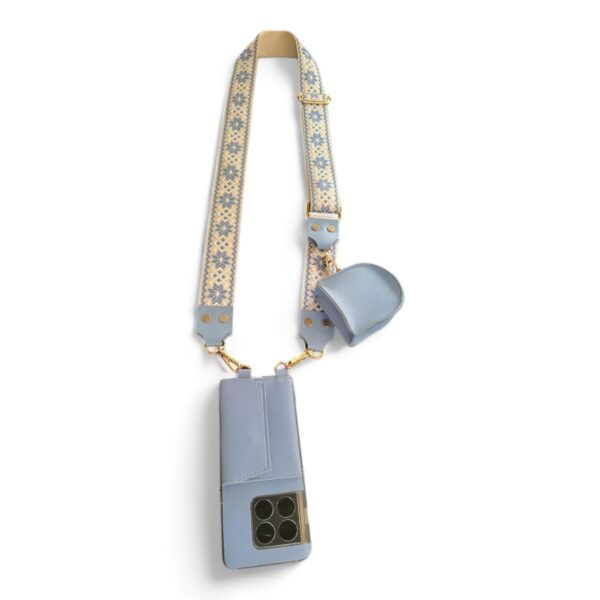 Pastel Blue Canvas belt