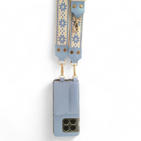 Pastel Blue Canvas belt