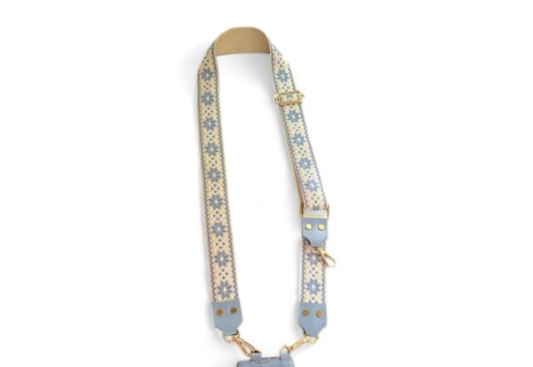Pastel Blue Canvas belt
