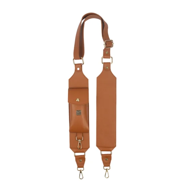Personalized TAN BROWN SLINGSHOT BIG UTILITY BELT WITH PHONE CASE - Image 2