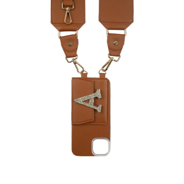 Personalized TAN BROWN SLINGSHOT BIG UTILITY BELT WITH PHONE CASE - Image 3