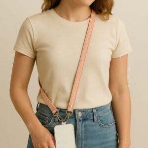 Dirty Pink Quicksnap Lanyard Slim Belt