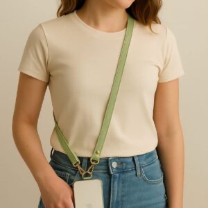 Mint Blue Quicksnap Lanyard Slim Belt