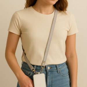 Misty Lavendar Quicksnap Lanyard Slim Belt