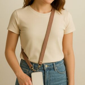 Molten Chocolate Quicksnap Lanyard Slim Belt